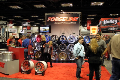 Forgeline Racing & Performance Wheels booth