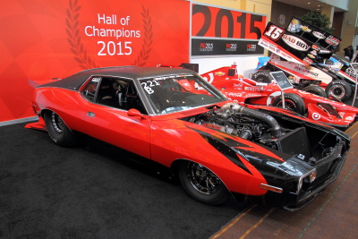 Hall of Champions 2015 vehicles on display