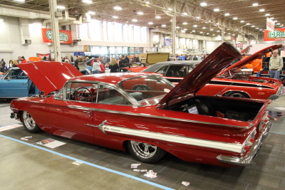 1960 Red with white trim Impala