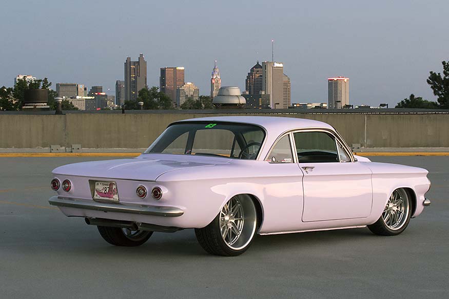 Carrie Strange's 1964 Chevy Corvair rear 3/4