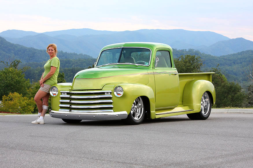Jessica Kilby's 50 Chevy 5 Window Pickup