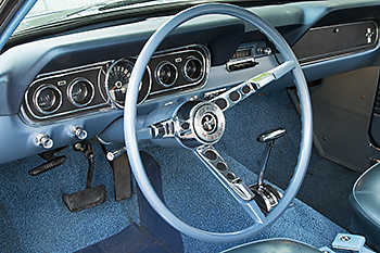 Kristi's stock steering column for her 67 Mustang.
