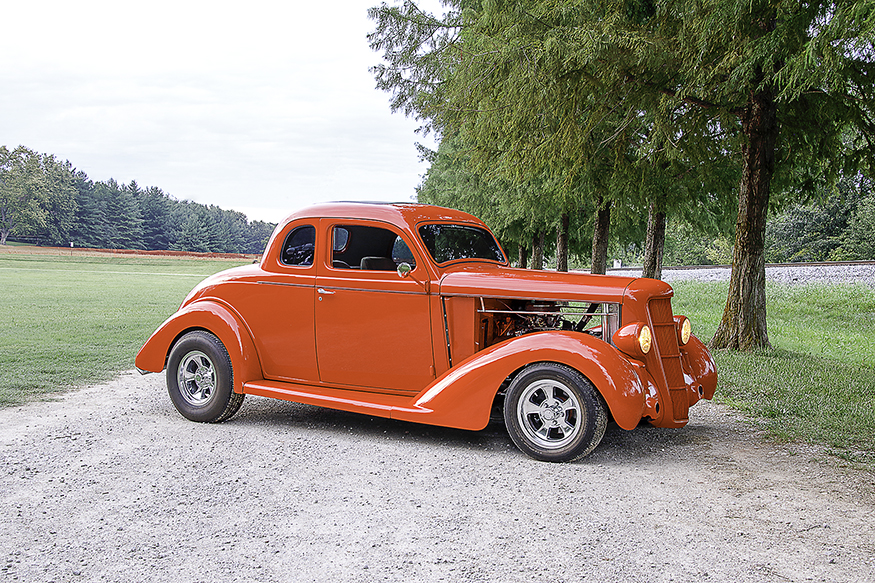 Lindsey Holloway's 1935 Dodge Coupe Front/side 3/4