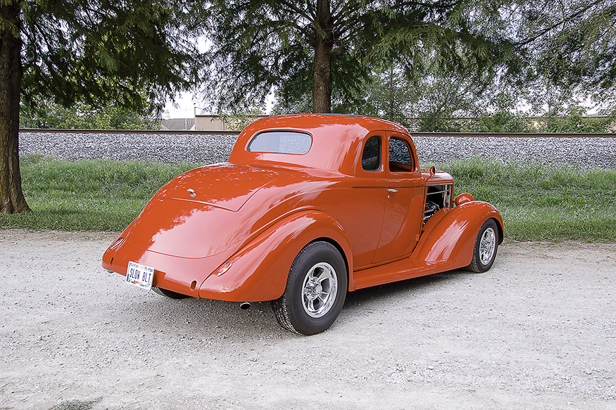 Lindsey Holloway's 1935 Dodge Coupe Rear/Side 3/4