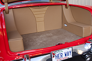 Linda's trunk interior