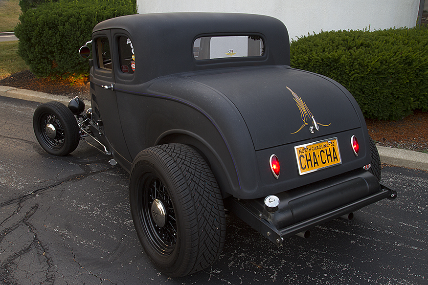 Marie Southworth's 32 Ford back 3/4 view