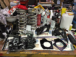 Front end parts for the 65 Ford Falcon