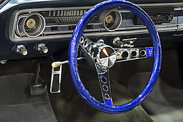 Samantha's steering wheel